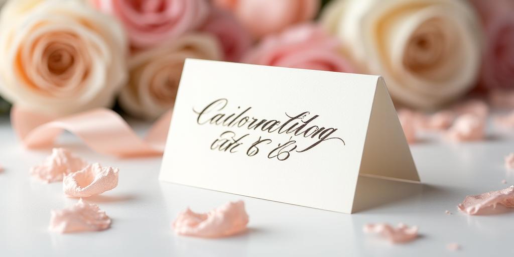 Bespoke wedding calligraphy services sa Manila