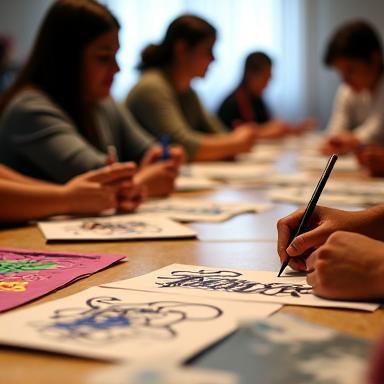 Cultural workshops script art