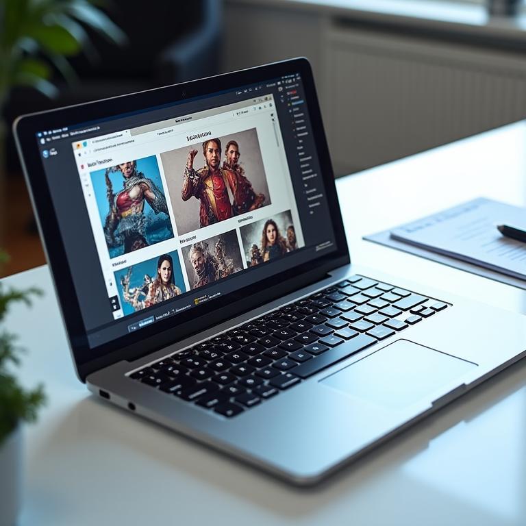Digital portfolio development at art certification