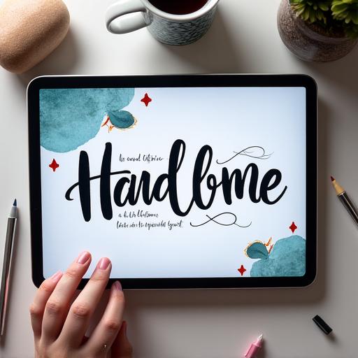 Hand lettering at digital artistry class